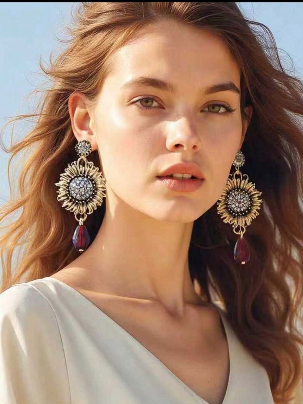 Arabella Luxe Floral Earrings